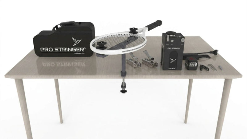 Big Time Tennis Tests the Pro Stringer Portable Stringing Machine
