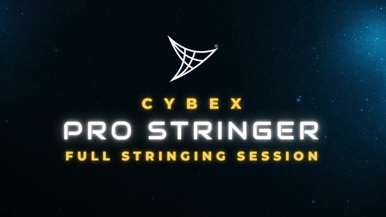 Cybex Full Tennis Stringing Process